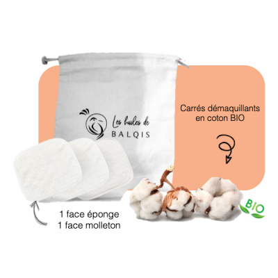 carre coton lavable bio reutilisable